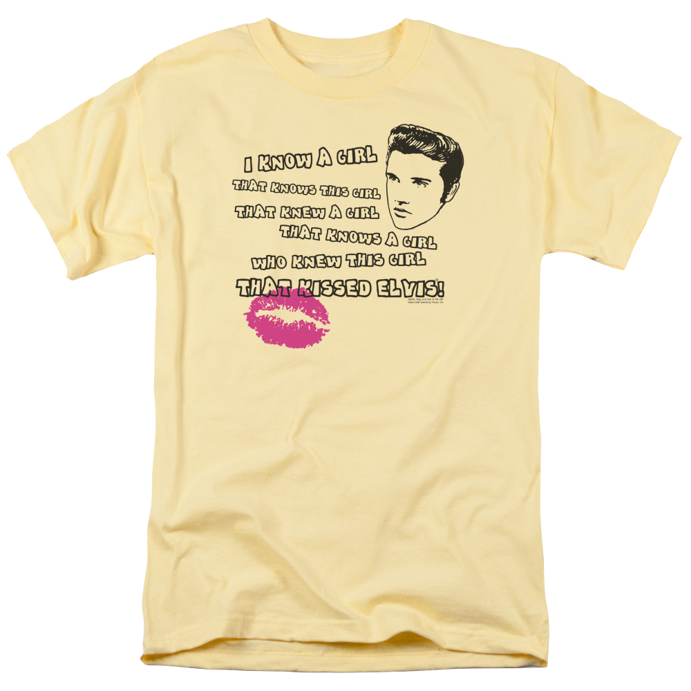 Elvis Presley Kissed Elvis - Men's Regular Fit T-Shirt Men's Regular Fit T-Shirt Elvis Presley