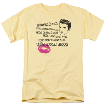 Elvis Presley Kissed Elvis - Men's Regular Fit T-Shirt Men's Regular Fit T-Shirt Elvis Presley