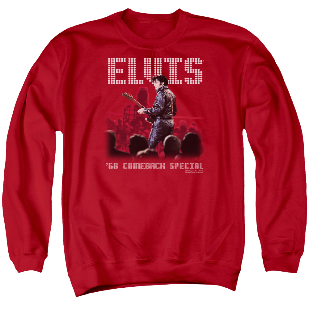 Elvis Presley Return Of The King - Men's Crewneck Sweatshirt Men's Crewneck Sweatshirt Elvis Presley