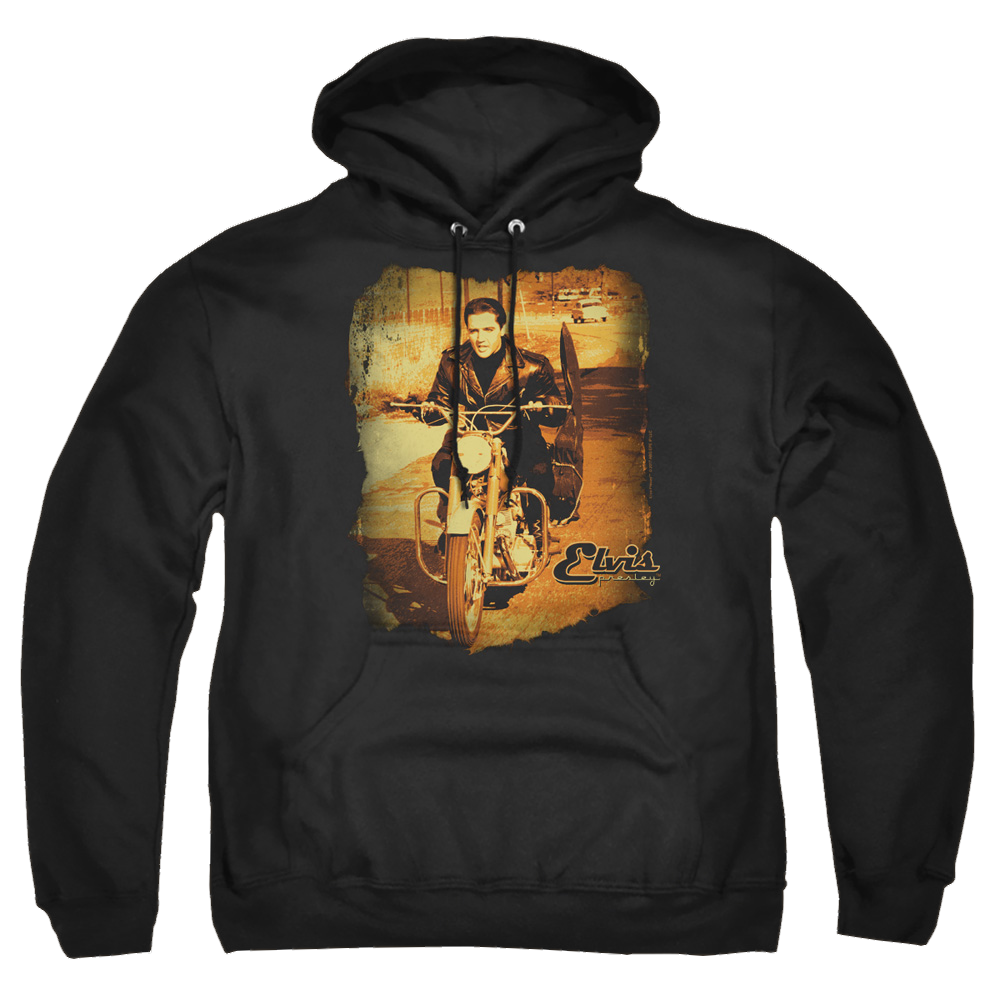 Elvis Presley Hit The Road - Pullover Hoodie Pullover Hoodie Elvis Presley
