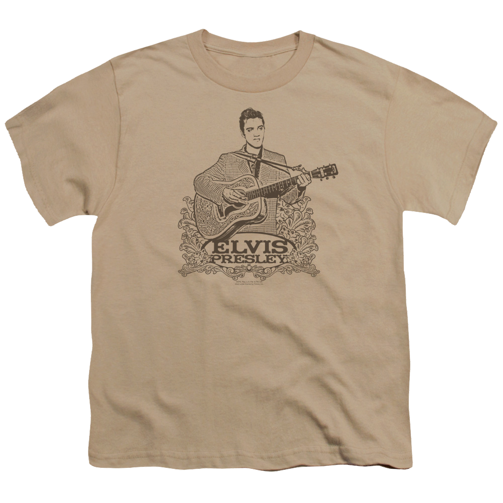 Elvis Presley Laurels - Youth T-Shirt (Ages 8-12) Youth T-Shirt (Ages 8-12) Elvis Presley