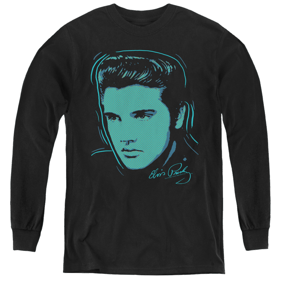 Elvis Presley Young Dots - Youth Long Sleeve T-Shirt Youth Long Sleeve T-Shirt Elvis Presley