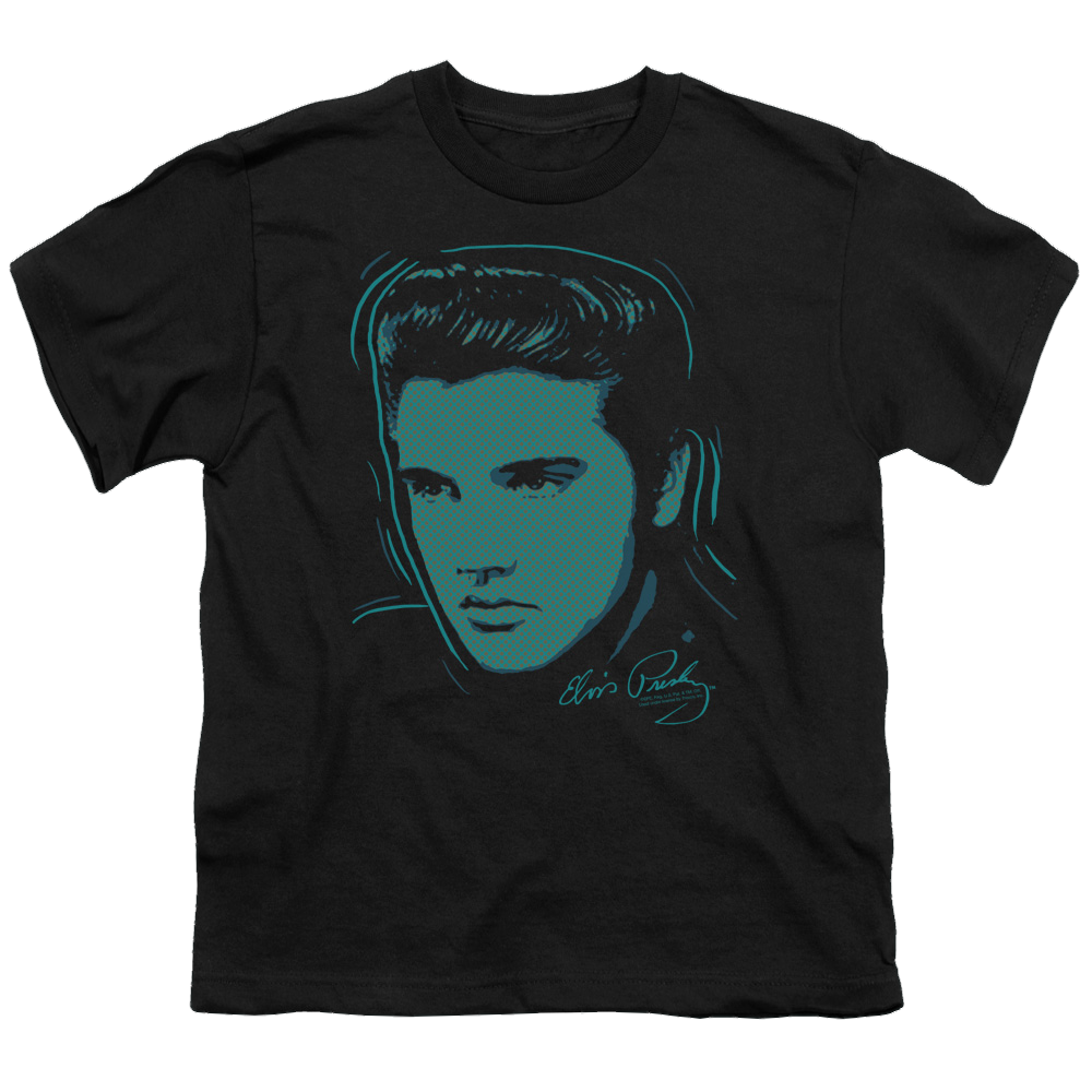 Elvis Presley Young Dots - Youth T-Shirt (Ages 8-12) Youth T-Shirt (Ages 8-12) Elvis Presley