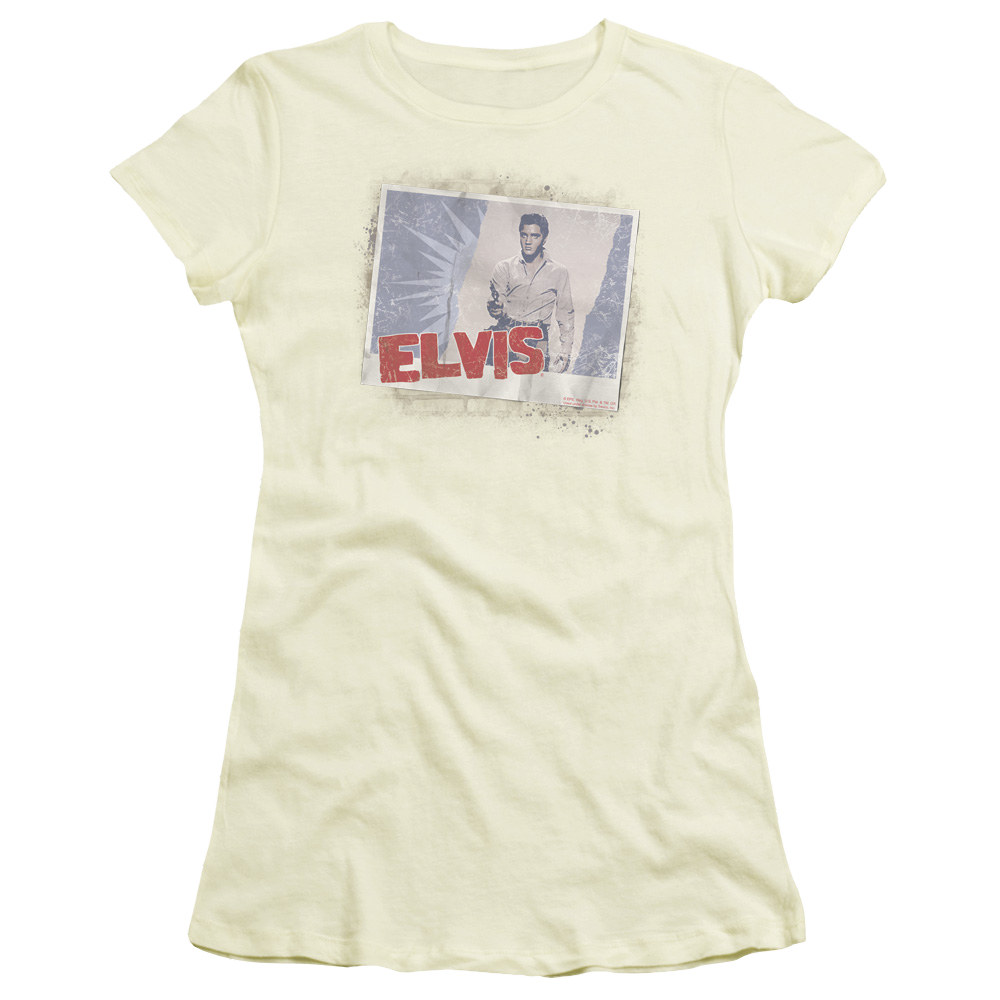 Elvis Presley Tough Guy Poster - Juniors T-Shirt Juniors T-Shirt Elvis Presley
