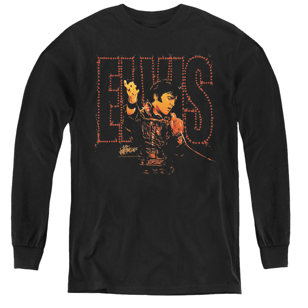Elvis Presley Take My Hand - Youth Long Sleeve T-Shirt Youth Long Sleeve T-Shirt Elvis Presley