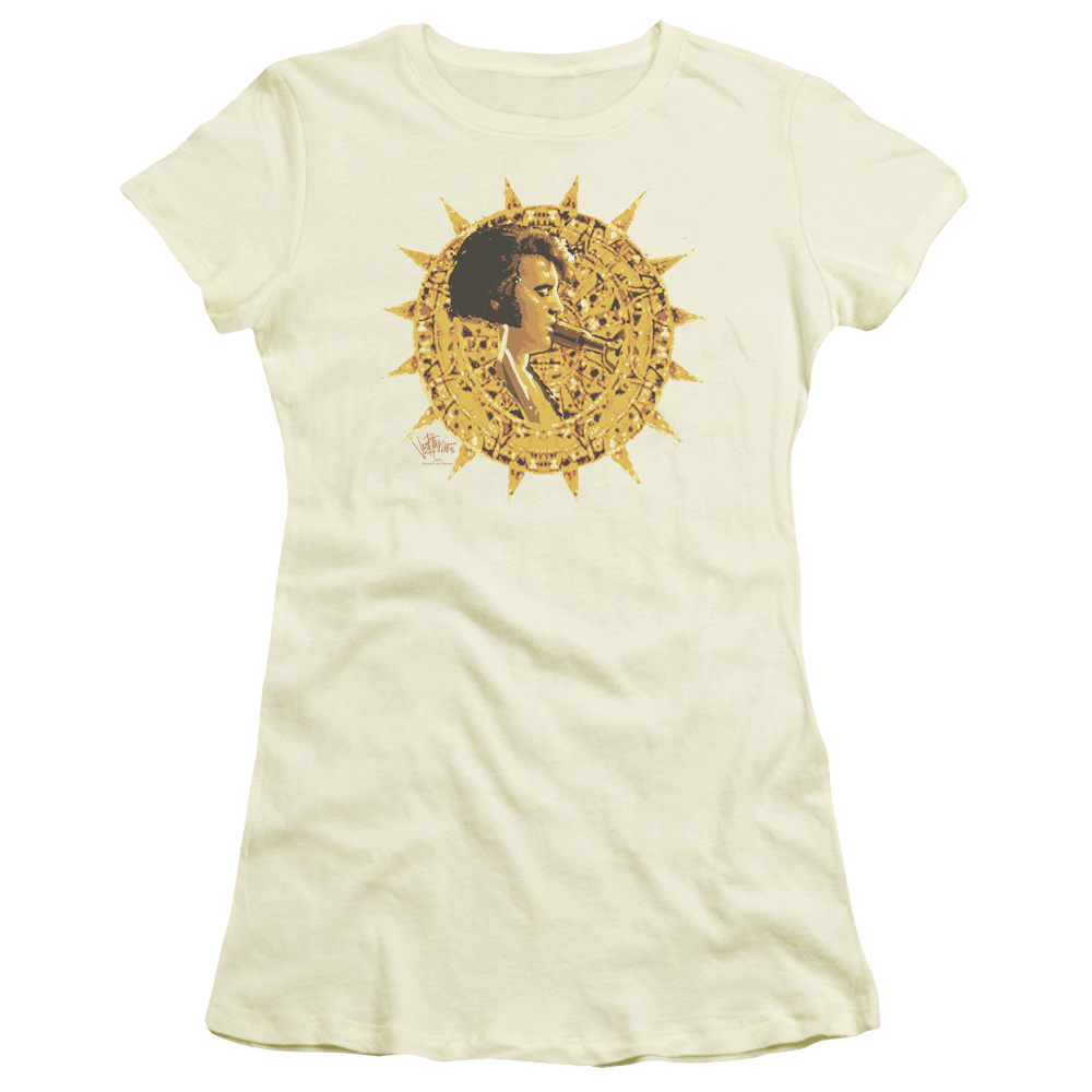 Elvis Presley Sundial - Juniors T-Shirt Juniors T-Shirt Elvis Presley