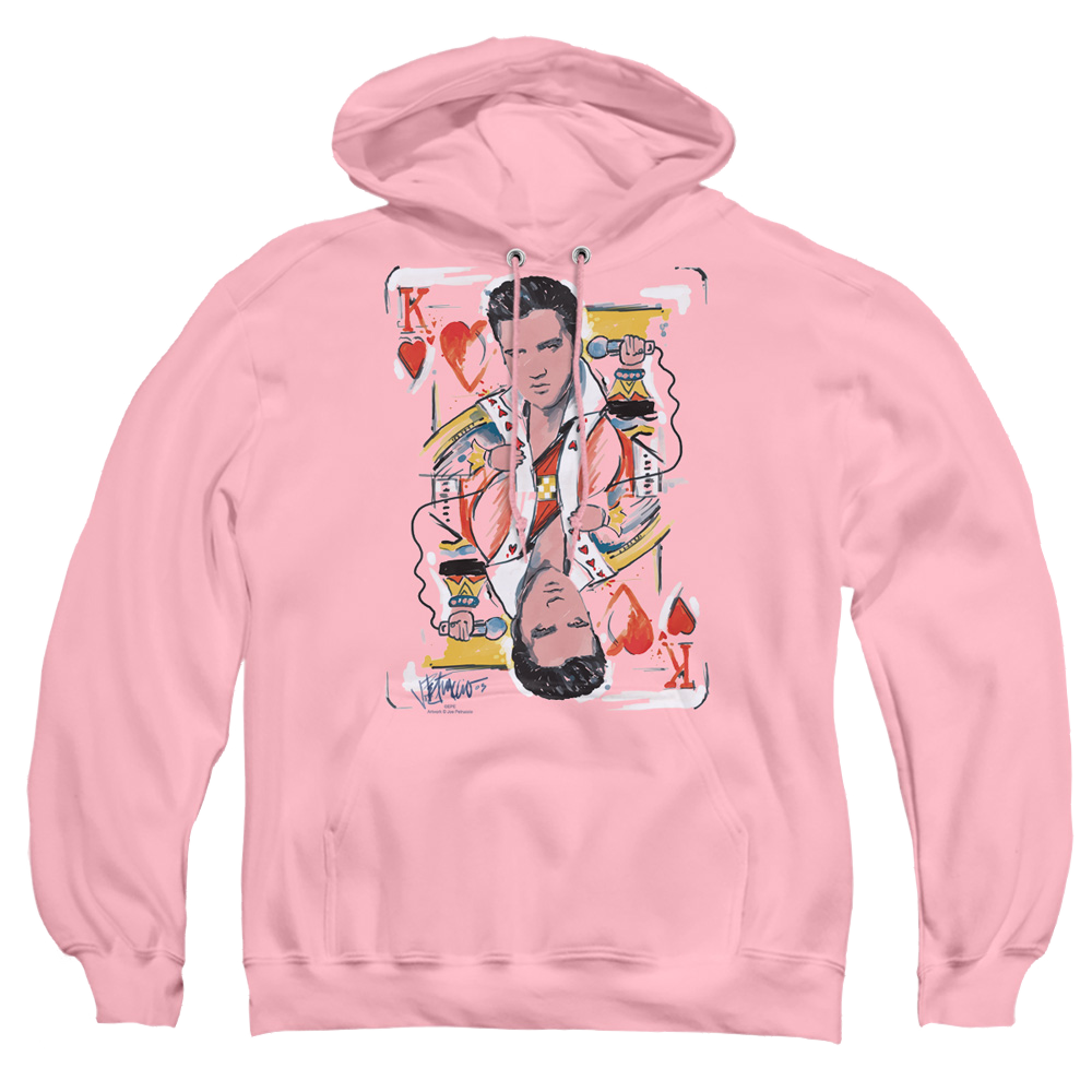 Elvis Presley King Of Hearts - Pullover Hoodie Pullover Hoodie Elvis Presley