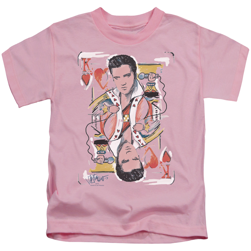 Elvis Presley King Of Hearts - Kid's T-Shirt (Ages 4-7) Kid's T-Shirt (Ages 4-7) Elvis Presley