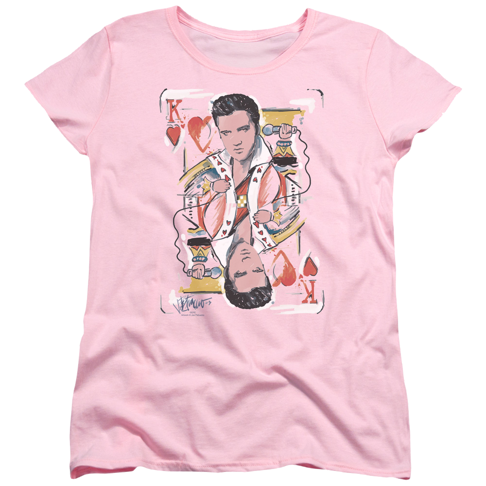 Elvis Presley King Of Hearts - Women's T-Shirt Women's T-Shirt Elvis Presley