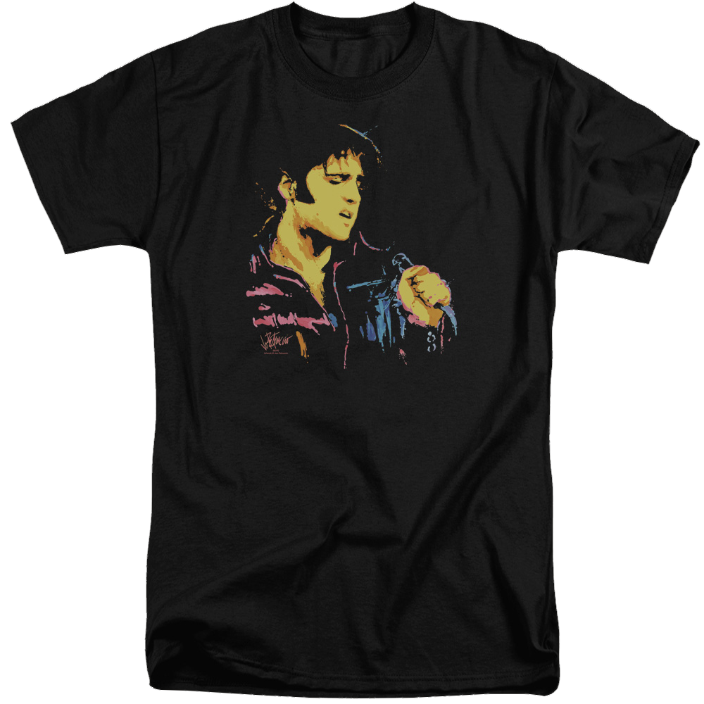 Elvis Presley Neon Elvis - Men's Tall Fit T-Shirt Men's Tall Fit T-Shirt Elvis Presley