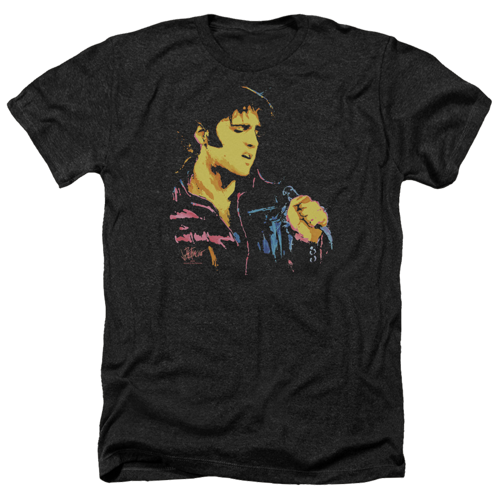 Elvis Presley Neon Elvis - Men's Heather T-Shirt Men's Heather T-Shirt Elvis Presley