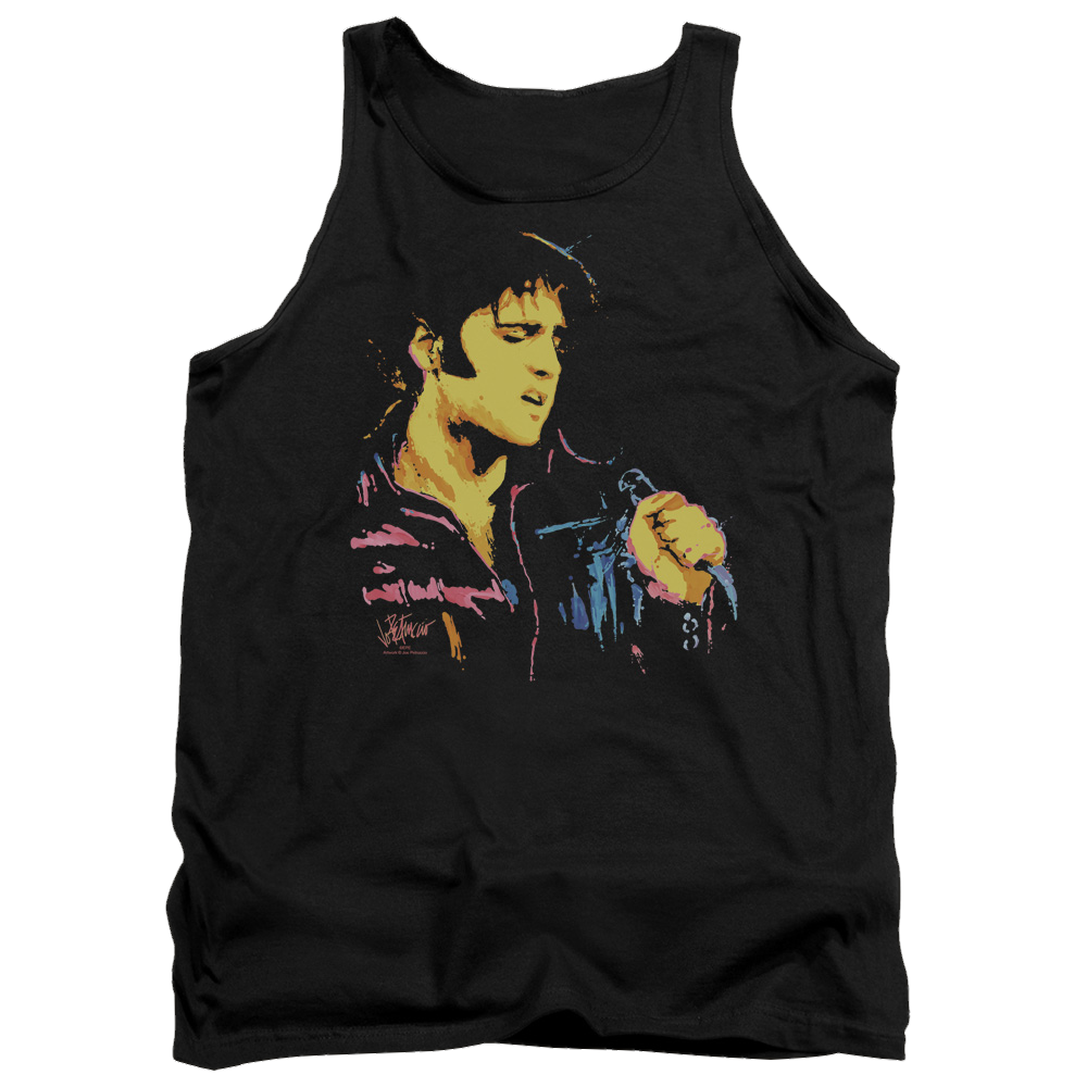 Elvis Presley Neon Elvis Men's Tank Men's Tank Elvis Presley