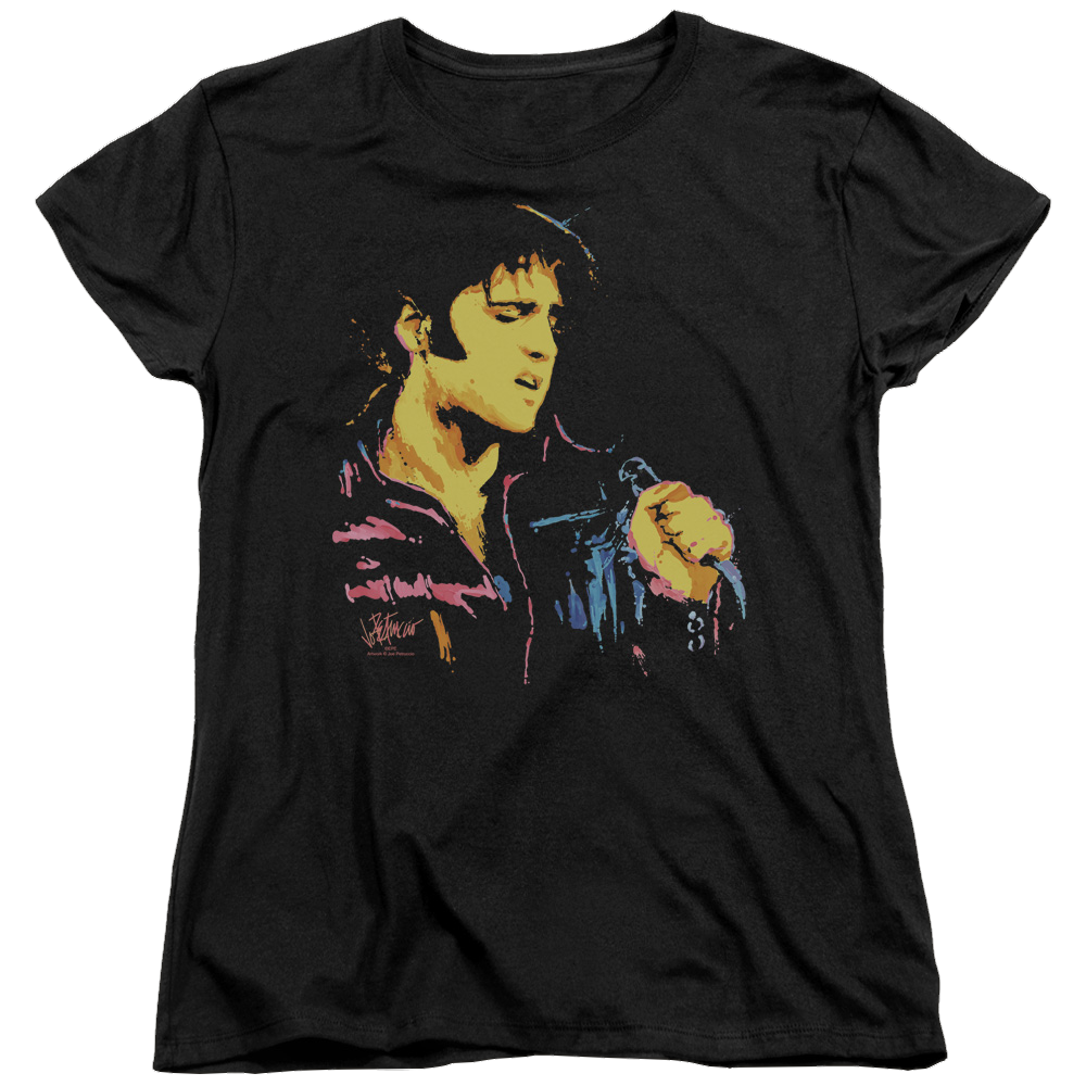 Elvis Presley Neon Elvis - Women's T-Shirt Women's T-Shirt Elvis Presley