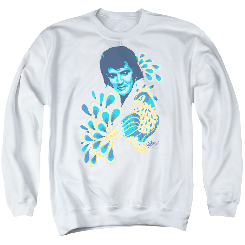 Elvis Presley Peacock - Men's Crewneck Sweatshirt Men's Crewneck Sweatshirt Elvis Presley