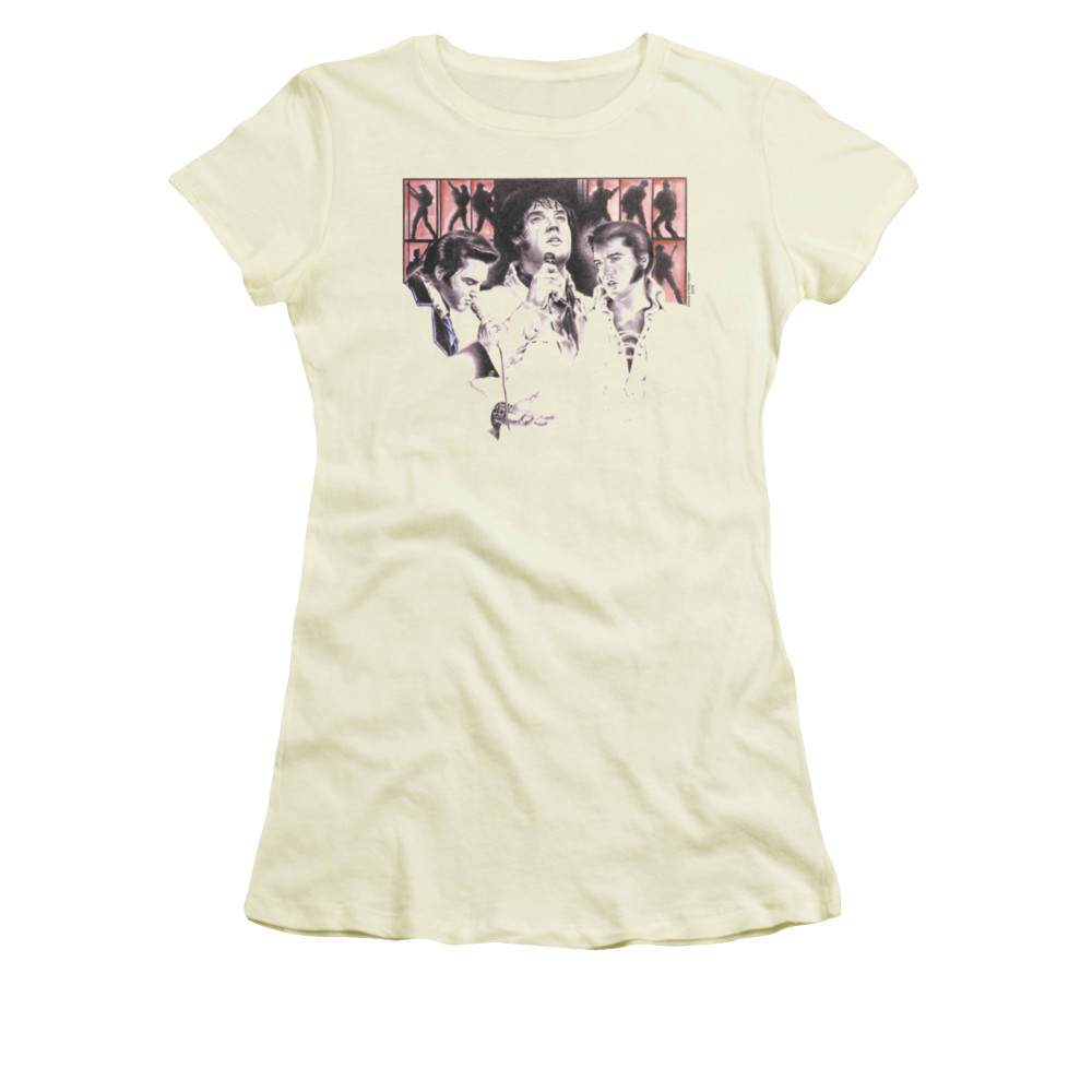 Elvis Presley In Concert - Juniors T-Shirt Juniors T-Shirt Elvis Presley
