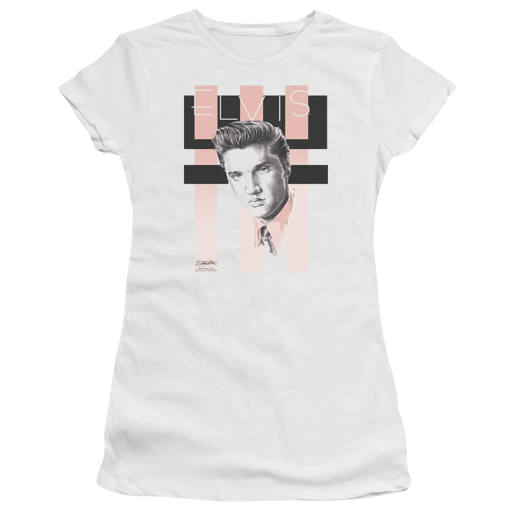 Elvis Presley Retro - Juniors T-Shirt Juniors T-Shirt Elvis Presley
