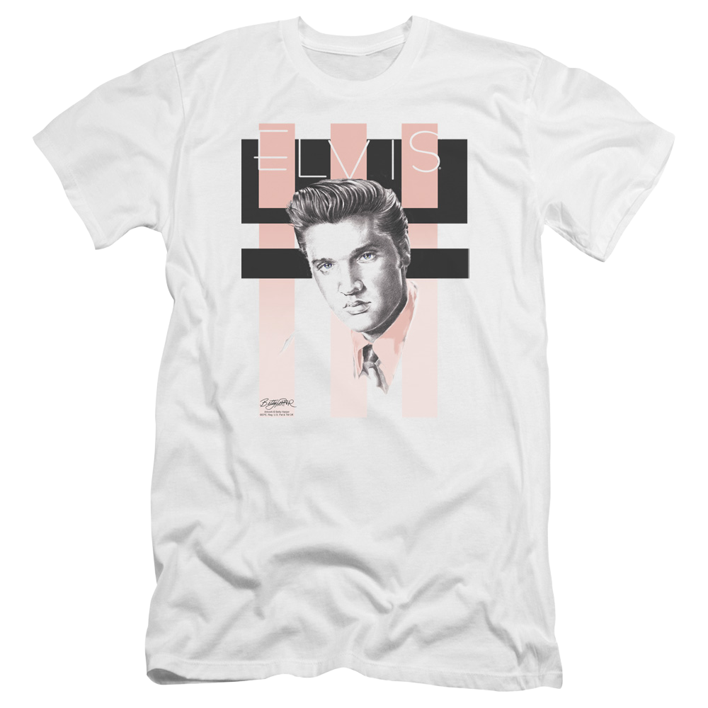 Elvis Presley Retro - Men's Premium Slim Fit T-Shirt Men's Premium Slim Fit T-Shirt Elvis Presley