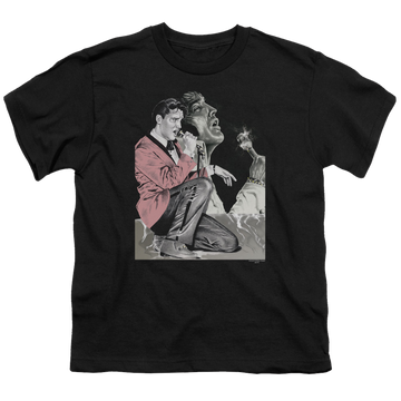 Elvis Presley Rock N Roll Smoke - Kid's T-Shirt Kid's T-Shirt (Ages 4-7) Elvis Presley
