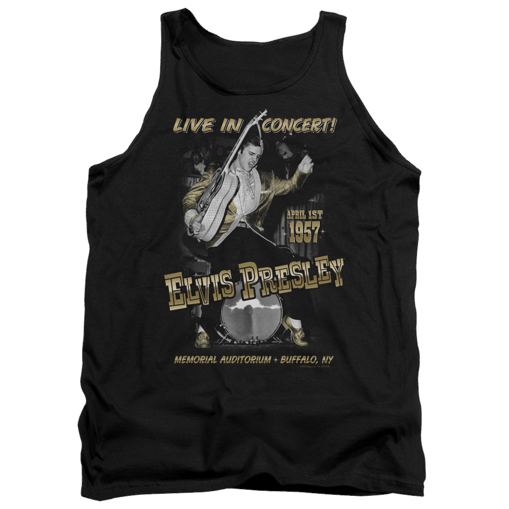 Elvis Presley Live In Buffalo Men's Tank Men's Tank Elvis Presley