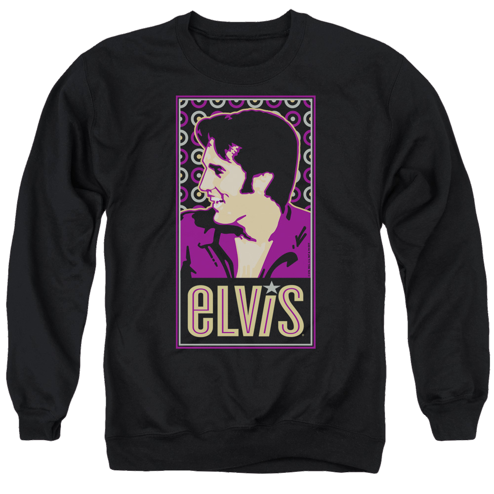 Elvis Presley Elvis Is - Men's Crewneck Sweatshirt Men's Crewneck Sweatshirt Elvis Presley