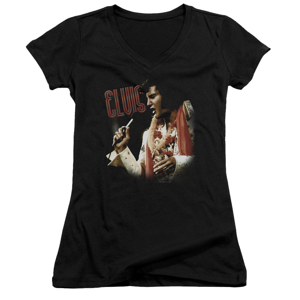 Elvis Presley Soulful - Juniors V-Neck T-Shirt Juniors V-Neck T-Shirt Elvis Presley