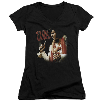 Elvis Presley Soulful - Juniors V-Neck T-Shirt Juniors V-Neck T-Shirt Elvis Presley