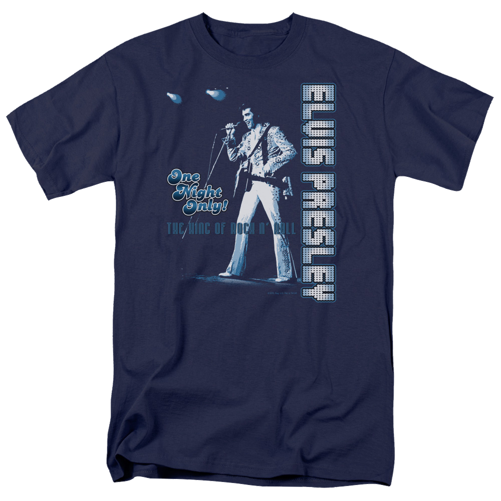 Elvis Presley One Night Only - Men's Regular Fit T-Shirt Men's Regular Fit T-Shirt Elvis Presley