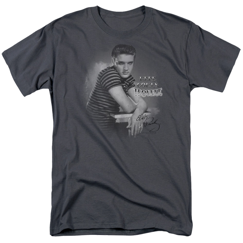 Elvis Presley Trouble - Men's Regular Fit T-Shirt Men's Regular Fit T-Shirt Elvis Presley
