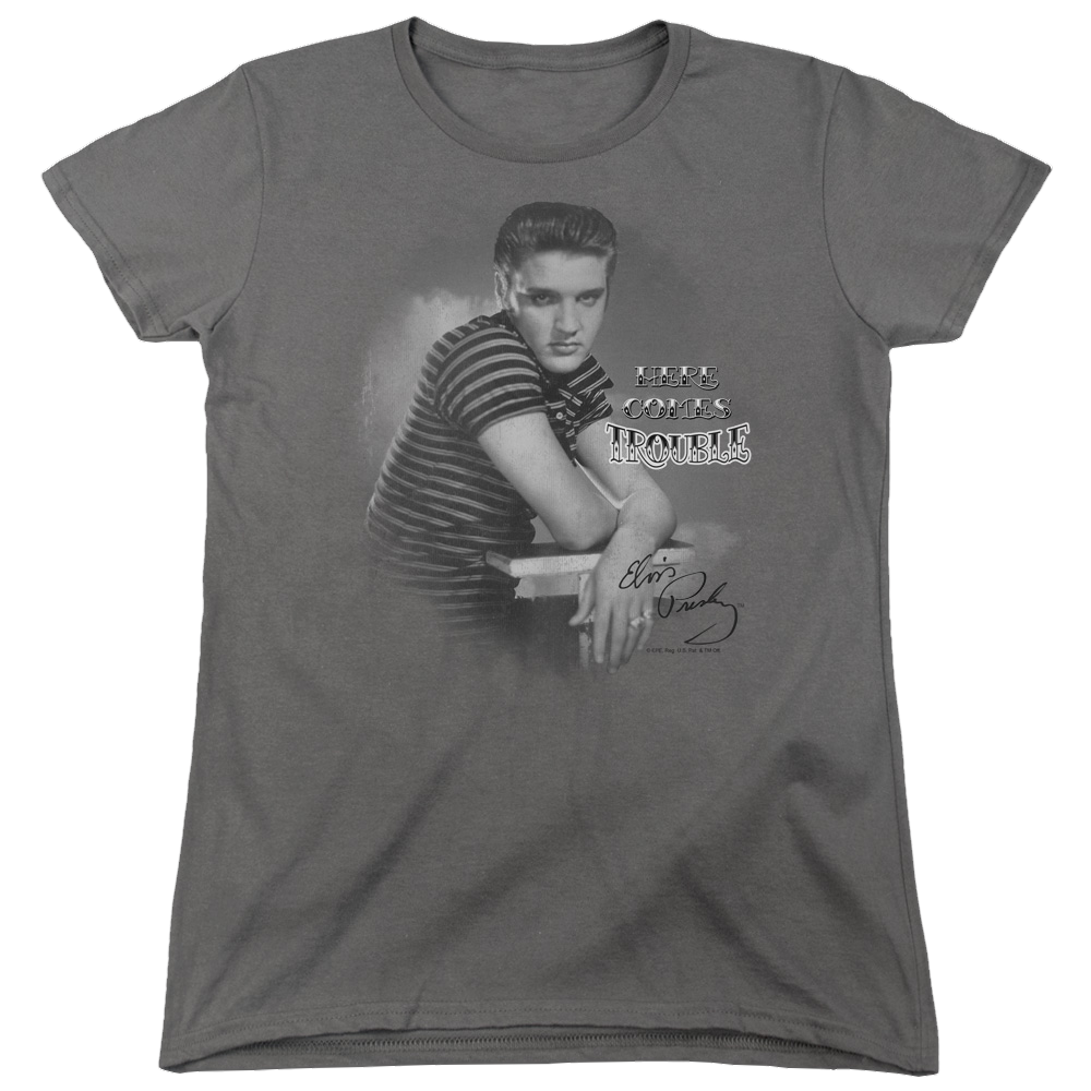 Elvis Presley Trouble - Women's T-Shirt Women's T-Shirt Elvis Presley