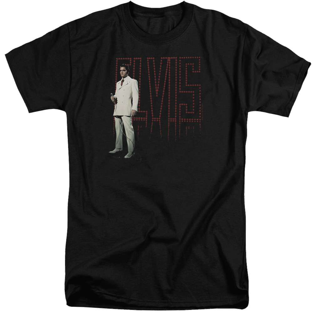 Elvis Presley White Suit - Men's Tall Fit T-Shirt Men's Tall Fit T-Shirt Elvis Presley