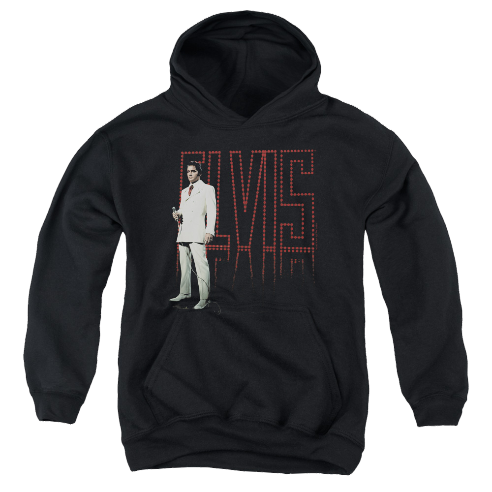 Elvis Presley White Suit - Youth Hoodie (Ages 8-12) Youth Hoodie (Ages 8-12) Elvis Presley