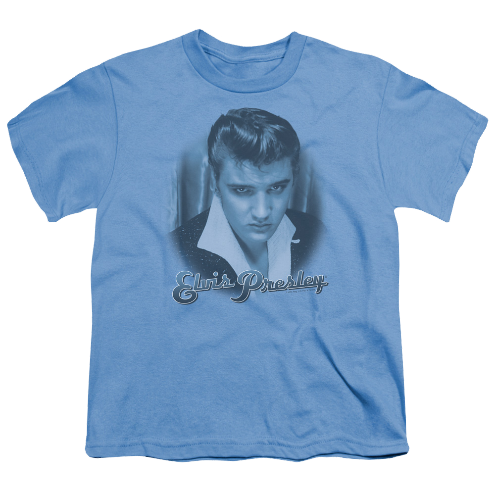 Elvis Presley Blue Suede Fade - Youth T-Shirt (Ages 8-12) Youth T-Shirt (Ages 8-12) Elvis Presley