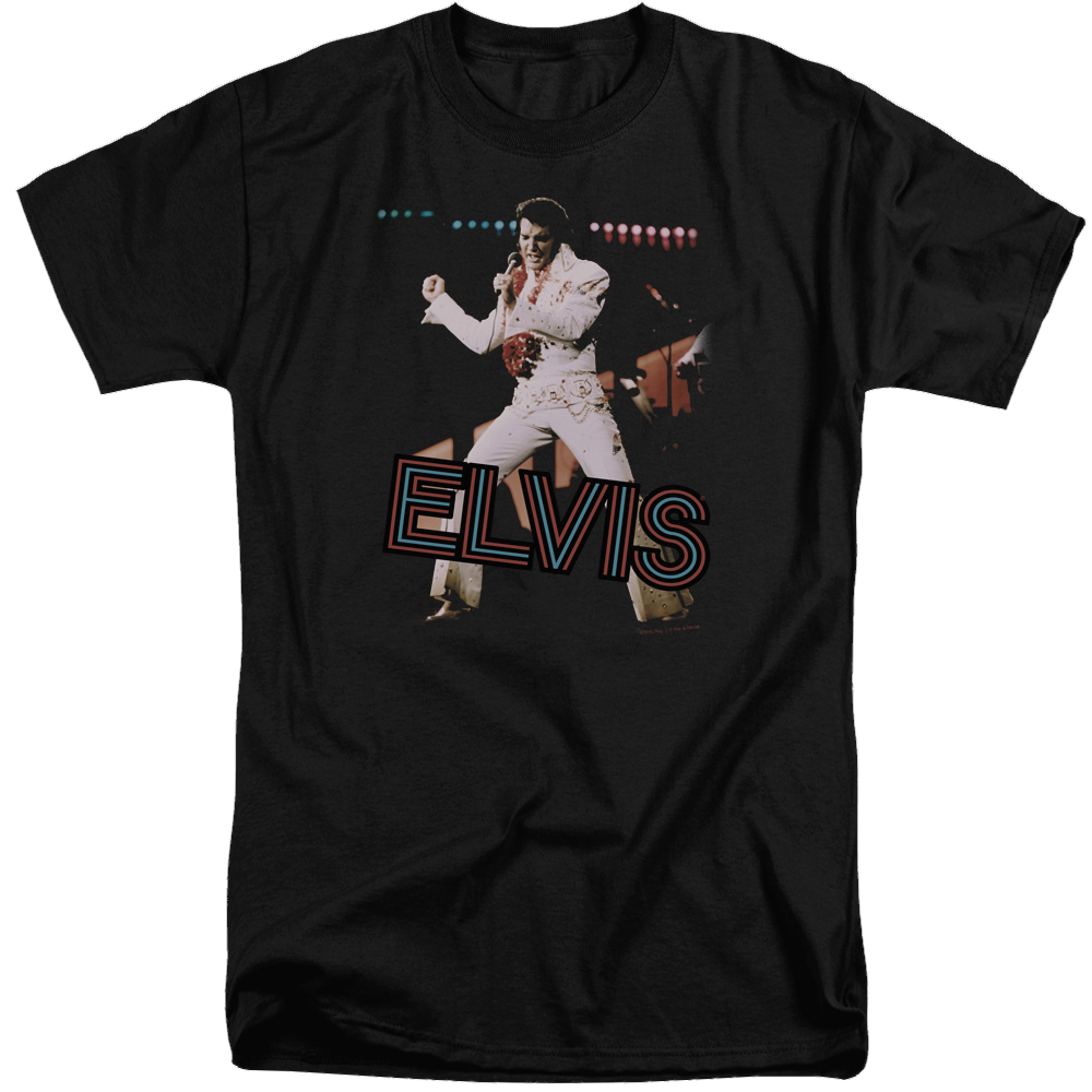 Elvis Presley Hit The Lights - Men's Tall Fit T-Shirt Men's Tall Fit T-Shirt Elvis Presley