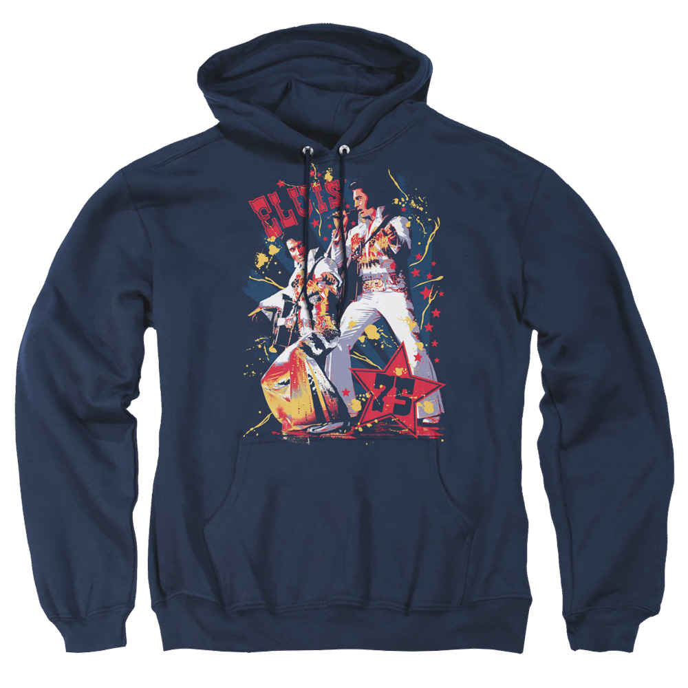 Elvis Presley Eagle Elvis - Pullover Hoodie Pullover Hoodie Elvis Presley
