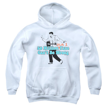 Elvis Presley 50 Million Fans Plus 1 - Youth Hoodie (Ages 8-12) Youth Hoodie (Ages 8-12) Elvis Presley