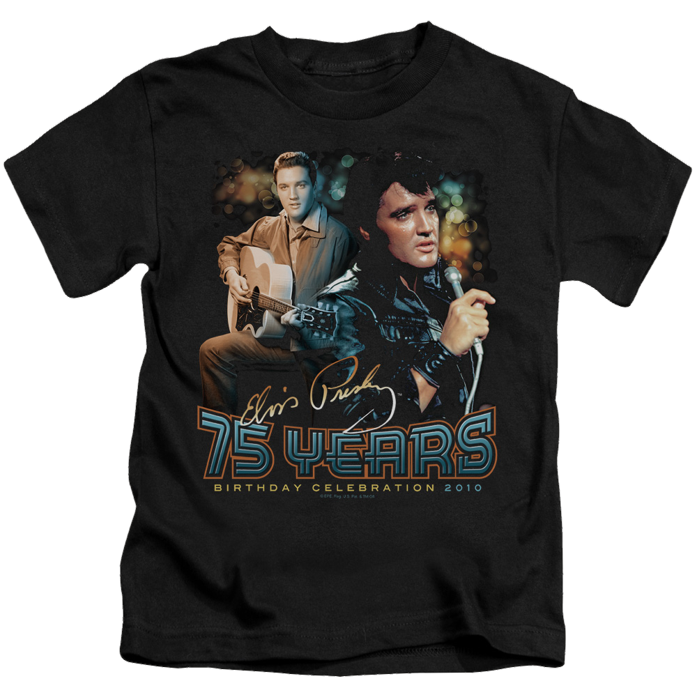 Elvis Presley 75 Years - Kid's T-Shirt (Ages 4-7) Kid's T-Shirt (Ages 4-7) Elvis Presley