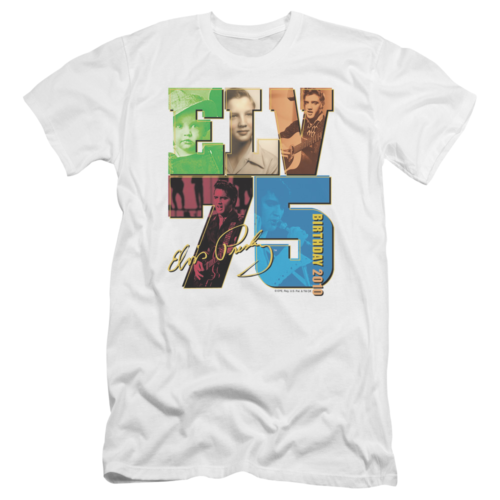 Elvis Presley Birthday 2010 - Men's Premium Slim Fit T-Shirt Men's Premium Slim Fit T-Shirt Elvis Presley