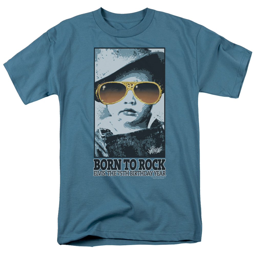 Elvis Presley Born To Rock - Men's Regular Fit T-Shirt Men's Regular Fit T-Shirt Elvis Presley