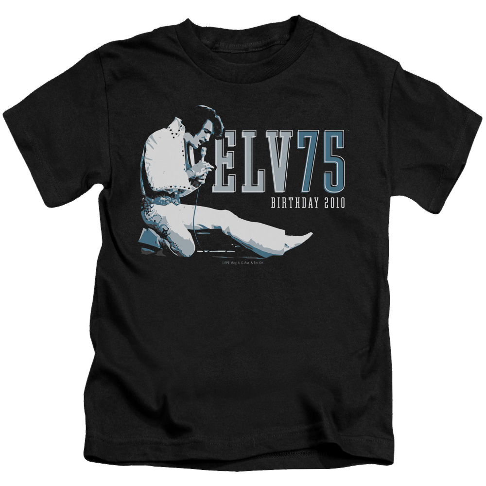 Elvis Presley Elv 75 Logo - Kid's T-Shirt (Ages 4-7) Kid's T-Shirt (Ages 4-7) Elvis Presley