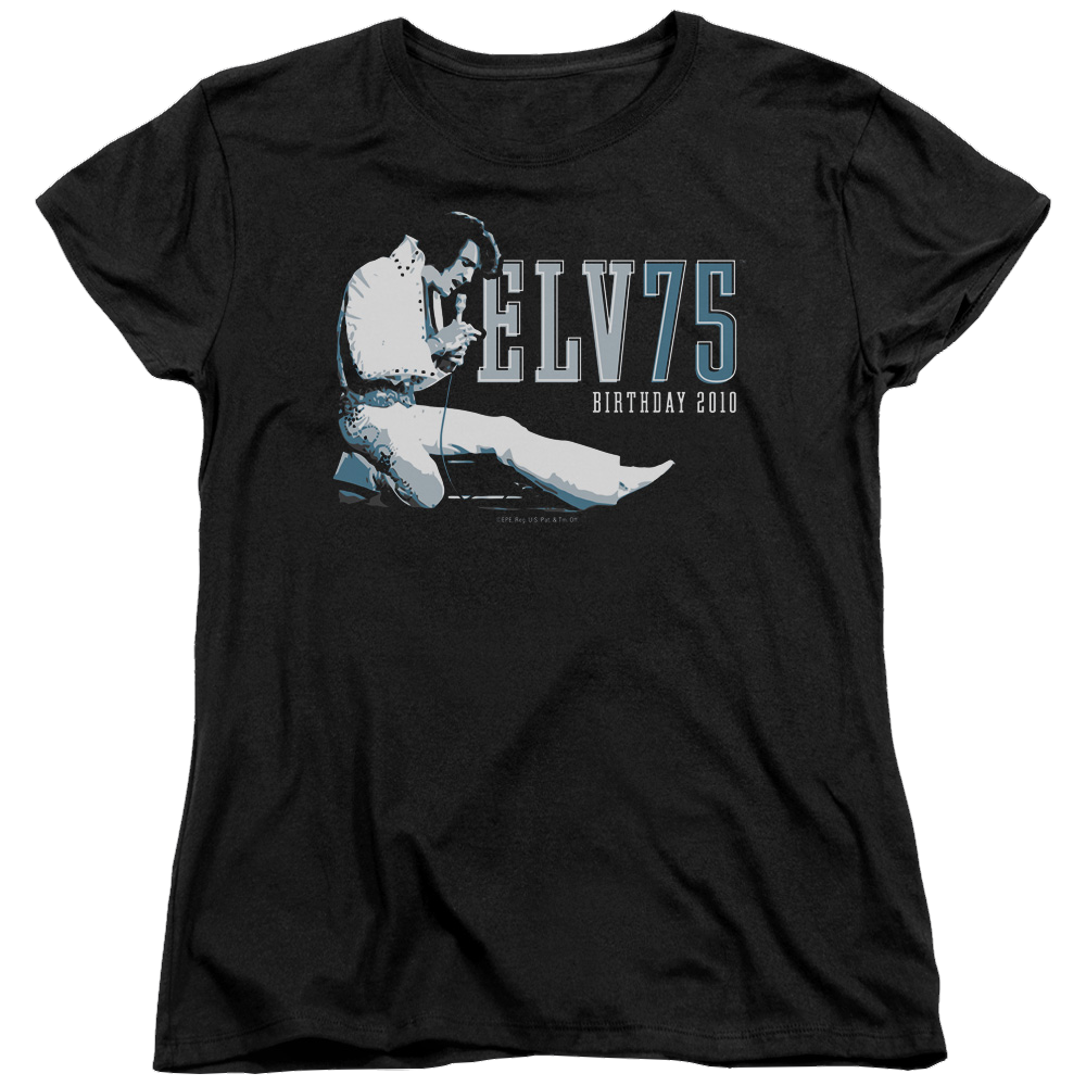 Elvis Presley Elv 75 Logo - Women's T-Shirt Women's T-Shirt Elvis Presley