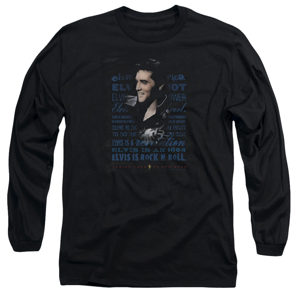 Elvis Presley Icon - Men's Long Sleeve T-Shirt Men's Long Sleeve T-Shirt Elvis Presley