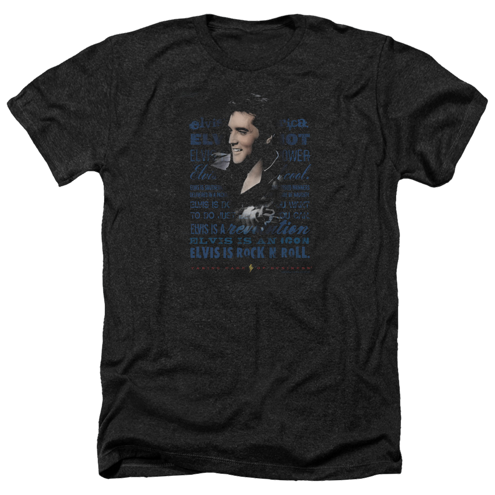 Elvis Presley Icon - Men's Heather T-Shirt Men's Heather T-Shirt Elvis Presley