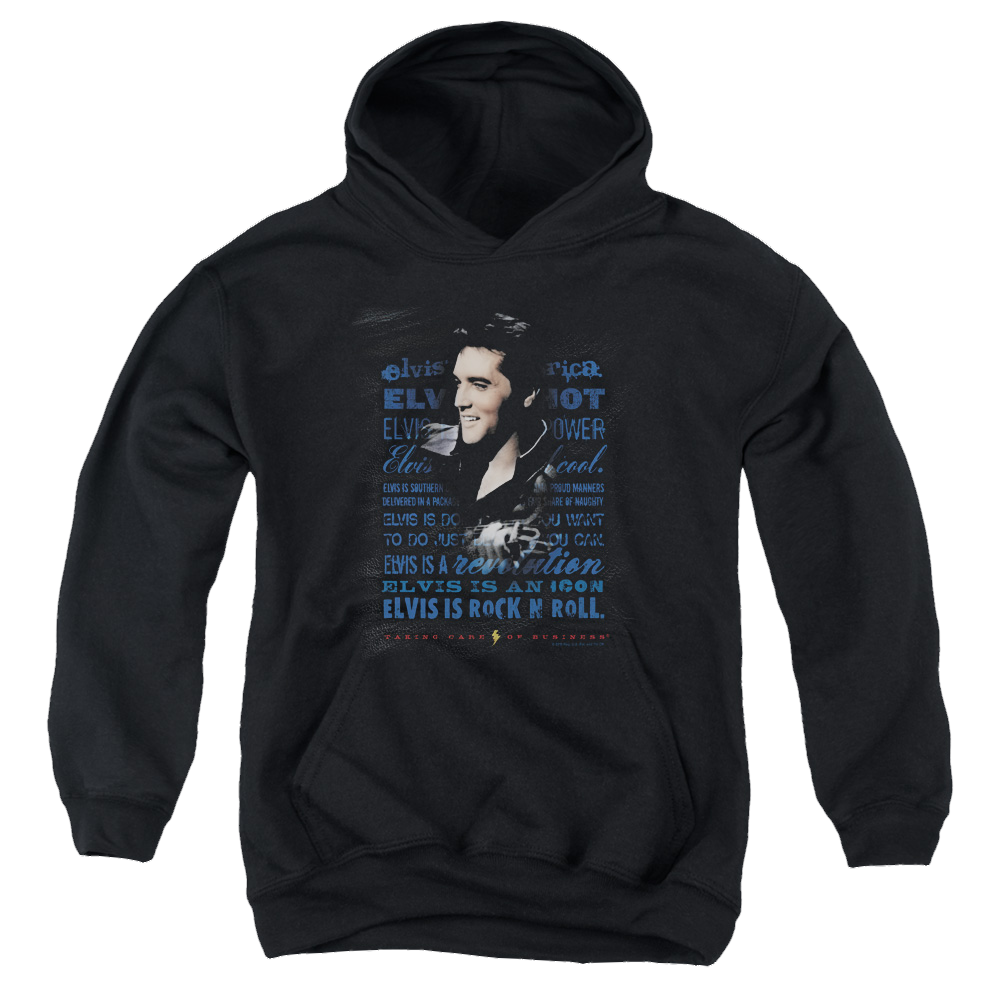 Elvis Presley Icon - Youth Hoodie (Ages 8-12) Youth Hoodie (Ages 8-12) Elvis Presley