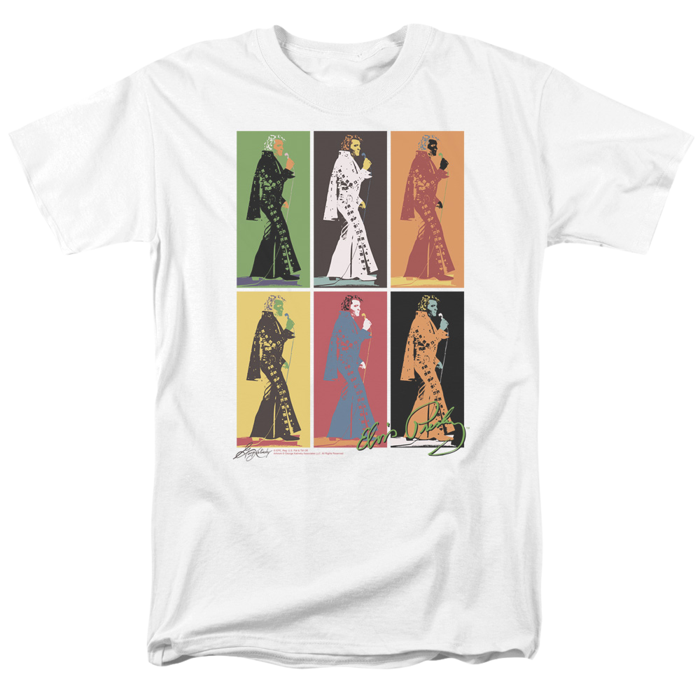 Elvis Presley Retro Boxes - Men's Regular Fit T-Shirt Men's Regular Fit T-Shirt Elvis Presley