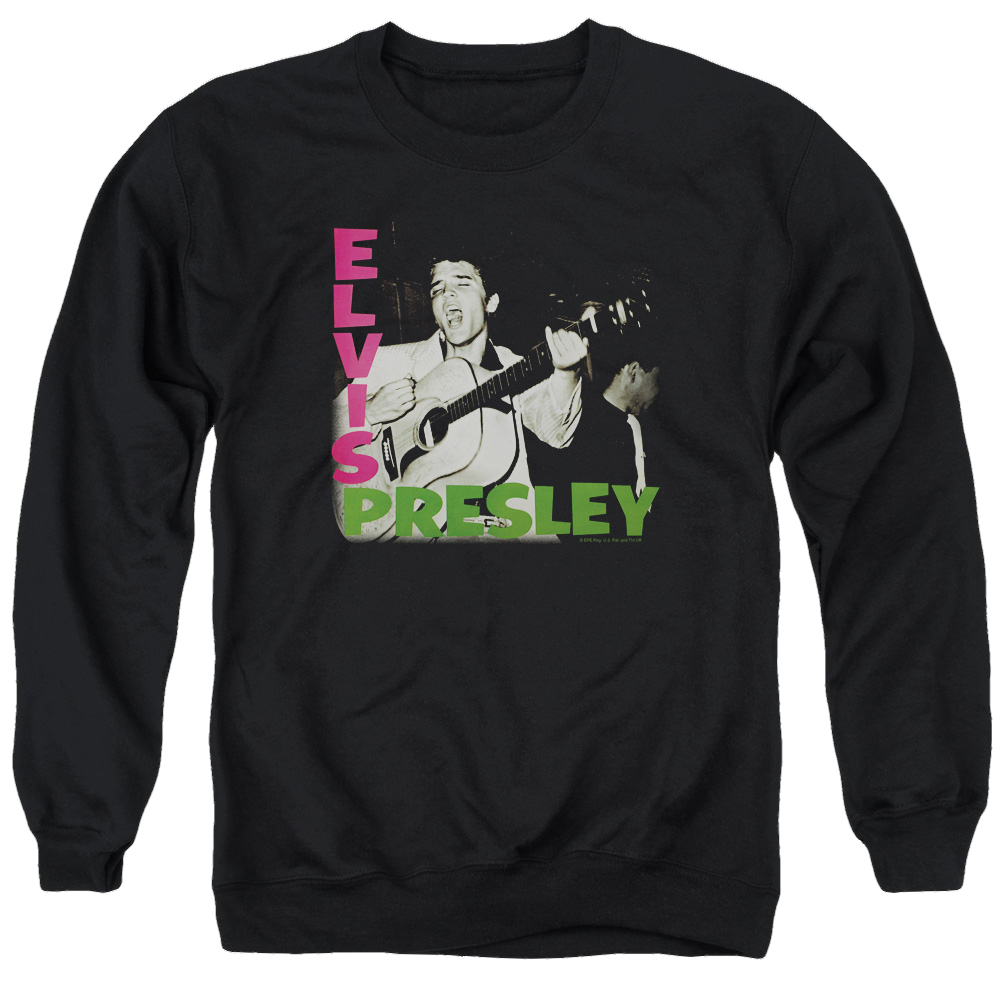 Elvis Presley Elvis Presley Album - Men's Crewneck Sweatshirt Men's Crewneck Sweatshirt Elvis Presley