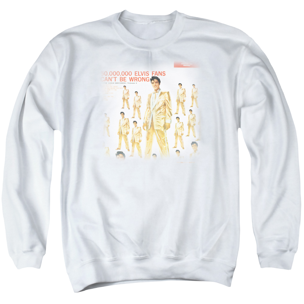 Elvis Presley 50 Million Fans - Men's Crewneck Sweatshirt Men's Crewneck Sweatshirt Elvis Presley