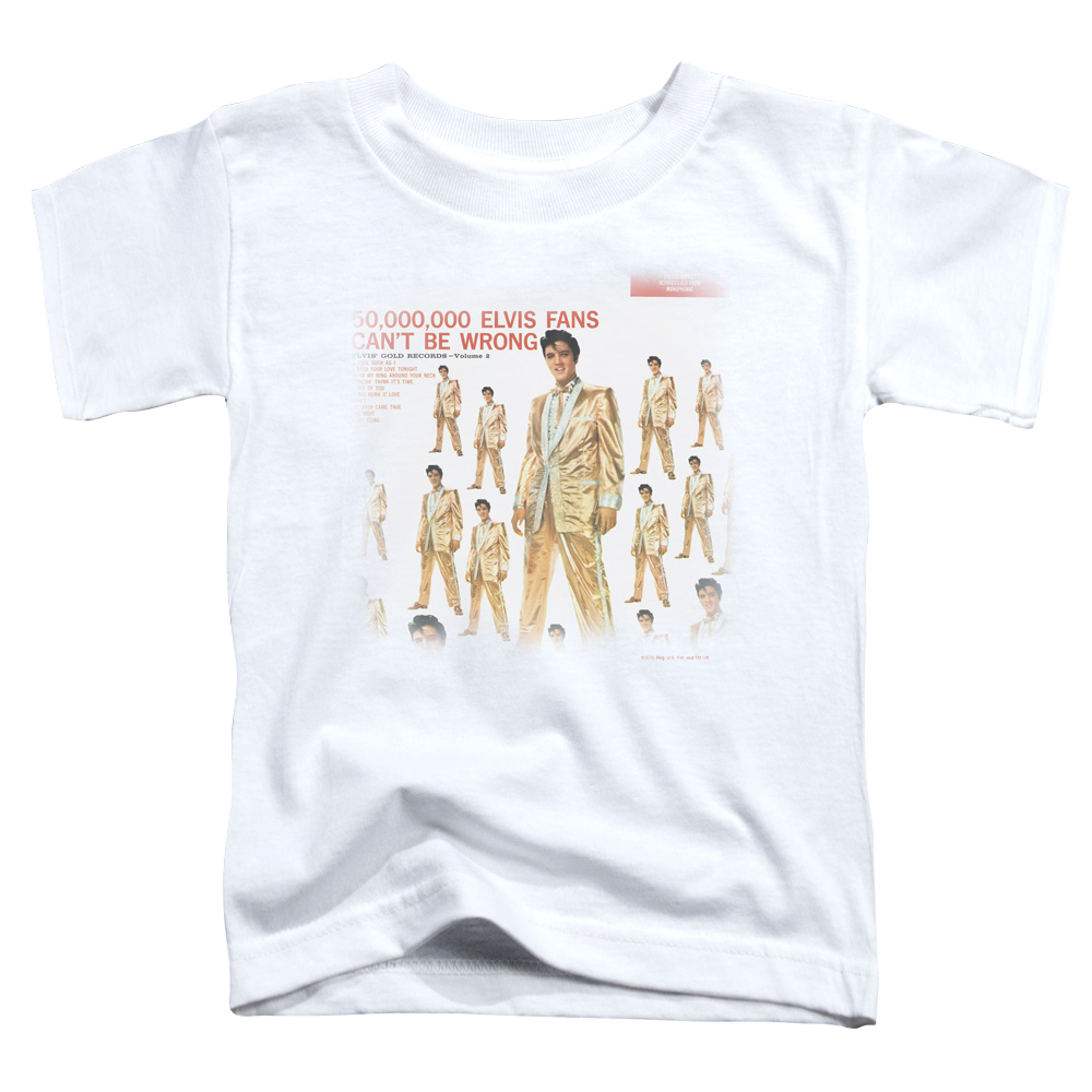 Elvis Presley 50 Million Fans - Kid's T-Shirt (Ages 4-7) Kid's T-Shirt (Ages 4-7) Elvis Presley