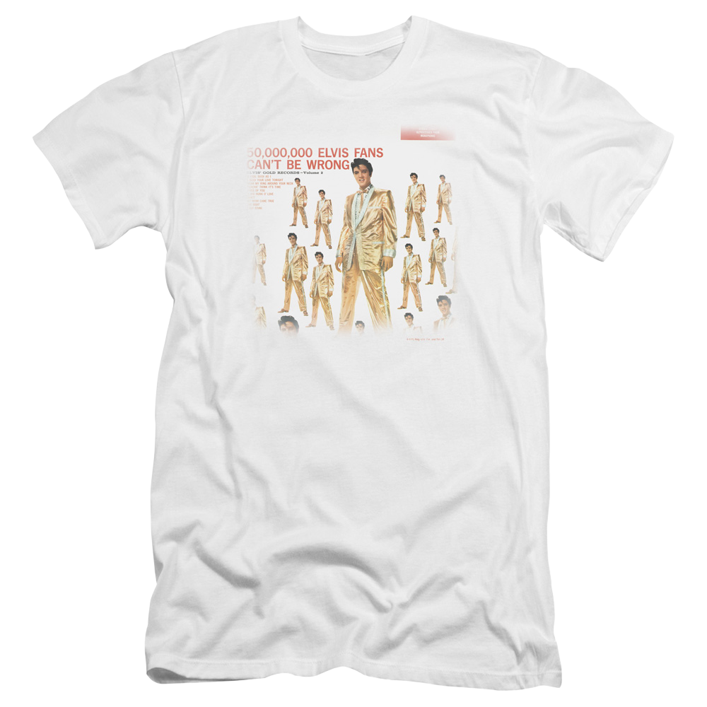 Elvis Presley 50 Million Fans - Men's Premium Slim Fit T-Shirt Men's Premium Slim Fit T-Shirt Elvis Presley