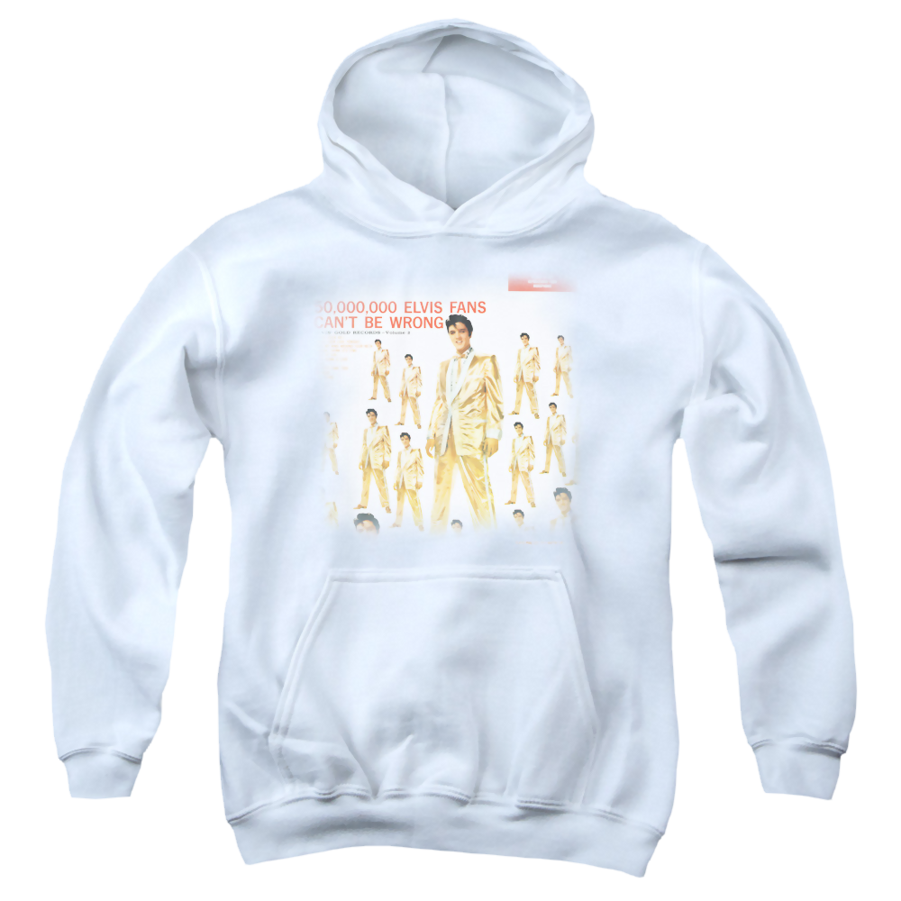 Elvis Presley 50 Million Fans - Youth Hoodie (Ages 8-12) Youth Hoodie (Ages 8-12) Elvis Presley