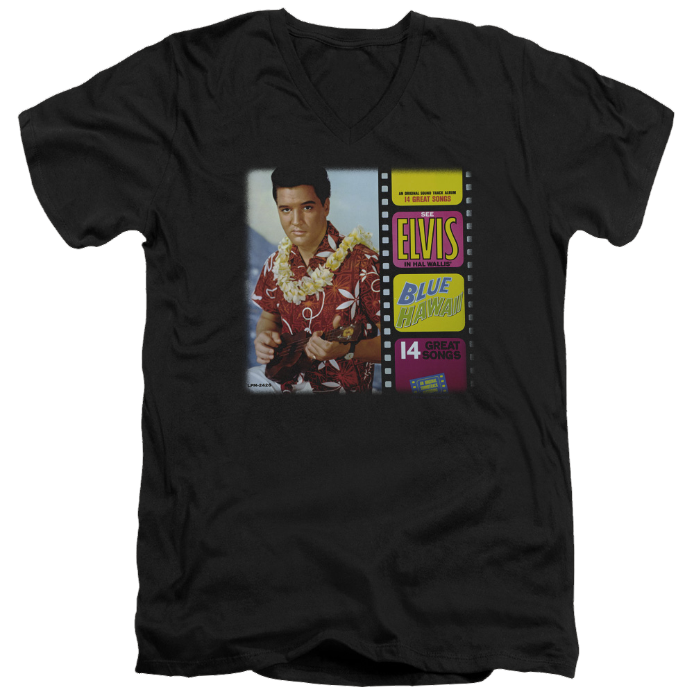 Elvis Presley Blue Hawaii Album - Men's V-Neck T-Shirt Men's V-Neck T-Shirt Elvis Presley